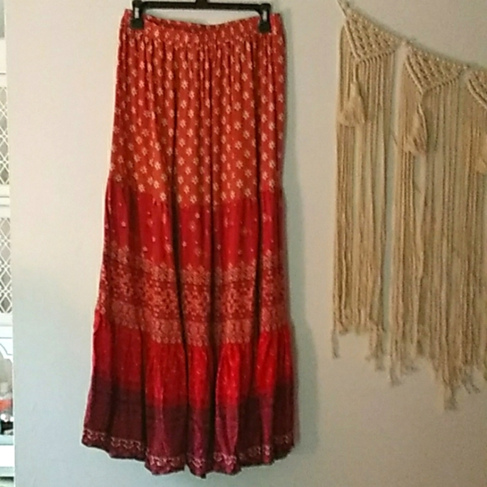 Long Boho Skirt